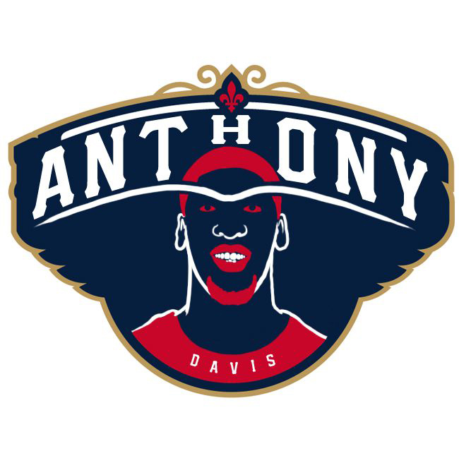 New Orleans Pelicans Anthony Logo DIY iron on transfer (heat transfer) New Orleans Pelicans Anthony Logo DIY iron on transfer (heat transfer)